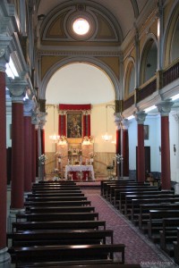 Dans l'église Notre Dame du Rosaire d'Izmir