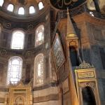 Le mihrab et le minbar de Sainte-Sophie