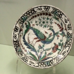 Assiette en faience, Kiosque des Faïences du musée archéologique d'Istanbul