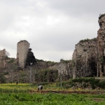 Jardins potagers, murailles byzantines d'Istanbul