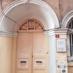 Entrée de l'église russe Saint-Elie d'Istanbul