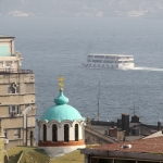 Le dôme de l'église russe Saint-André d'Istanbul