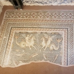 Mosaique d'Hippocampe et Eros, musée d'Adana