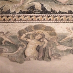 Détail de la mosaique de la naissance de Vénus, musée archéologique Hatay