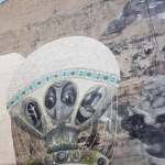 Fresque murale dans le quartier de Yeldeğirmen à Kadıköy