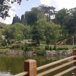 Un des plans d'eau du parc de Yıldız, Istanbul