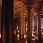 Forêt de colonnes, citerne-basilique d'Istanbul