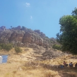 Le sanctuaire principal de Düzgün Baba, tout en haut dans la montagne